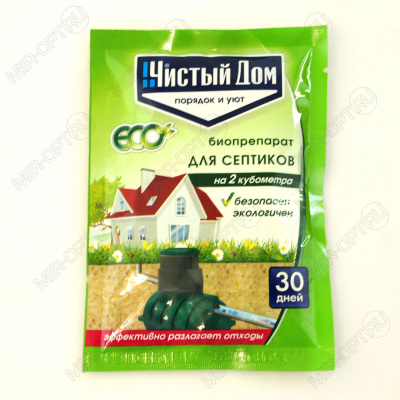Чистый дом-средство д/септиков и дач.туа-ов 75гр