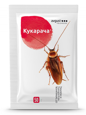 Кукарача 50г  от тараканов, мокриц, чешуйниц (1/150шт)