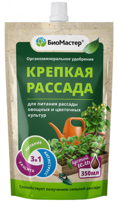 БМ Крепкая рассада 0,35л ПАКЕТ  (1/25шт) 