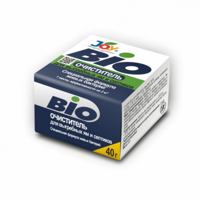БИОочиститель для выгребных ям и септиков 40гр (1/40шт) JOY