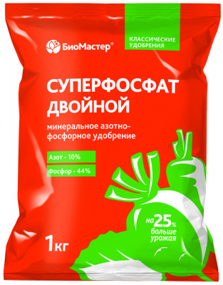 Суперфосфат Двойной  1кг (1упак/25шт) БМ